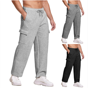 <span class=keywords><strong>Pantalon</strong></span> de sport décontracté pour homme 2026, <span class=keywords><strong>pantalon</strong></span> uni tendance, bas de <span class=keywords><strong>pantalon</strong></span> de sport avec poches <span class=keywords><strong>sur</strong></span> les deux côtés - Product Image 1