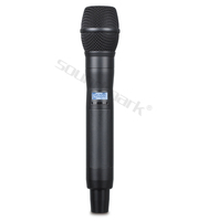 Sistem Mikrofon Digital Dual UHF True Diversity G-15 Ringan Bertenaga Baterai AA Kabel Data XLR Frekuensi 50MHz Peredam Kebisingan