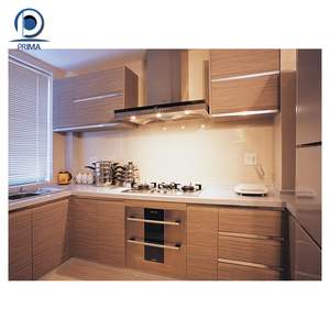 Set di armadi da <span class=keywords><strong>cucina</strong></span> moderni di <span class=keywords><strong>dimensioni</strong></span> personalizzate <span class=keywords><strong>con</strong></span> <span class=keywords><strong>tavolo</strong></span> e lavello a <span class=keywords><strong>isola</strong></span> intero armadio in melamina popolare cucine contemporanee - Product Image 5