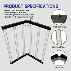 Lampes de culture SLTMAKS 720W, spectre complet, LED, lampe de croissance pour serre, diodes Samsung, 4x4 - Product Image 3