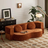 Sofá Cama Modular de Tela Comprimida, Moderno, para Sala de Estar y Uso en Hoteles, Futón Integrado, Sofá Plegable de Descanso