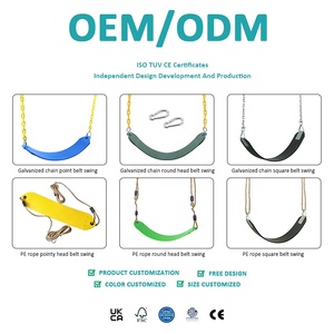 ที่นั่งชิงช้ากลางแจ้งแบบเดี่ยวสำหรับลานกว้างเข็มขัด EVA สำหรับใช้งานได้หลากหลาย-ห้องนอนสวนยิมลานกว้างโรงเรียนโรงพยาบาล - Product Image 6