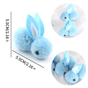 Conejito <span class=keywords><strong>de</strong></span> Peluche <span class=keywords><strong>de</strong></span> <span class=keywords><strong>Pascua</strong></span> <span class=keywords><strong>2022</strong></span>, Mini Manualidades, Decoración <span class=keywords><strong>de</strong></span> <span class=keywords><strong>Pascua</strong></span> para el Hogar, Regalo para Fiestas, Decoración para Fiestas <span class=keywords><strong>de</strong></span> <span class=keywords><strong>Pascua</strong></span> XJ0662 - Product Image 4