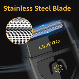 LILIPRO L50 GENTLEMEN SERIES Professional USB Rechargeable Hair Clipper Trimmer <strong>Set</strong> zero Shaver <strong>Barber</strong> Foil Shaver Combo - Product Image 3