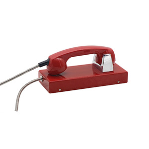 Téléphone VOIP d'urgence pour ligne directe SOS, destiné au public, aux gares routières et aux banques, en acier, avec boutons d'appel d'urgence - Product Image 1