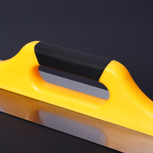 Penjualan Langsung Pabrik Sekop Plester Ergonomis Besar dengan Gagang Ergonomis Alat Konstruksi DIY Industri dengan Bilah Baja - Product Image 3