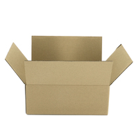 Cajas de Envío Corrugadas Marrones Reciclables con Logotipo Personalizado, Material de Embalaje de Cartón Resistente para Calcetines