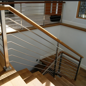 Système de balustrade en acier inoxydable sur mesure, poteaux de support en acier inoxydable 304 et 316 - Product Image 5