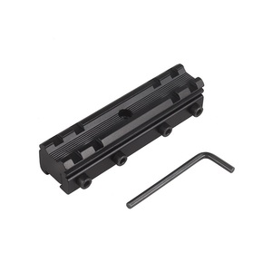 Adaptateur de montage CoyotiSports GFM006 en alliage d'aluminium de haute qualité, multi-couches, noir mat, 11 mm, pour lampe torche et viseur point rouge - Product Image 1