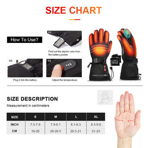 <span class=keywords><strong>Gants</strong></span> <span class=keywords><strong>chauffants</strong></span> à écran tactile USB, <span class=keywords><strong>batterie</strong></span> intégrée, <span class=keywords><strong>gants</strong></span> <span class=keywords><strong>chauffants</strong></span> électriques imperméables pour le travail - Product Image 2
