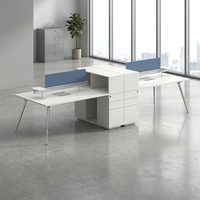 Bureau de direction modulaire, poste de travail, mobilier de bureau, cabine de bureau durable, table de bureau en bois