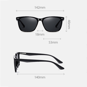 Lunettes personnalisées Logo Tr90 Lunettes de soleil polarisées Vente en gros 2025 Lunettes de soleil rétro unisexes Lunettes de soleil carrées pour hommes - Product Image 4