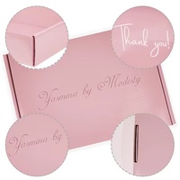 Boîtes d'emballage personnalisées pour les petites entreprises utilisant des boîtes d'expédition colorées et des boîtes d'expédition roses, boîtes d'expédition personnalisées avec logo