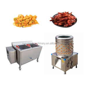 Máquina deshuesadora de patas pequeñas de pollo, máquina de procesamiento con preenfriador en espiral - Product Image 4