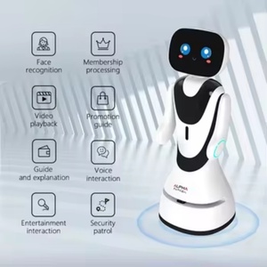 Nouveaux robots d'accueil commerciaux intelligents pour la maison connectée, avec affichage publicitaire humanoïde guidé par IA et Wi-Fi, pour restaurants, hôtels et centres commerciaux - Product Image 4