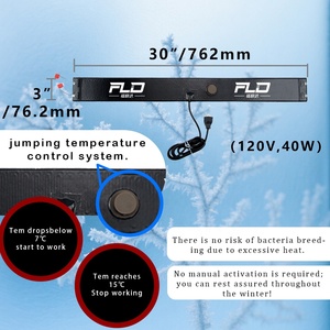 120 Volt 40W Không Khí Nóng Linh Hoạt Silicone Cao Su Điện Sưởi Ấm Pad Với Nhiệt Băng Sưởi Ấm Cho Gà Coop - Product Image 2
