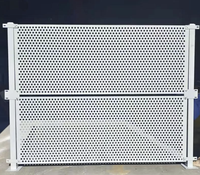 Malla de Alambre de Acero Perforada, Decorativa/de Seguridad, para Construcción en Exteriores, Tamaño Personalizado