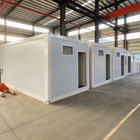 Maison préfabriquée en kit à assembler soi-même, facile à monter pour les projets isolés, site de travail, bureau portable en conteneur de 20 pieds