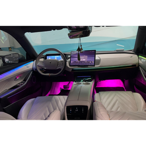 Upgrade 64 Colors Symphony LED Car Interior Ambient <b>Lighting</b> Carbon fiber pattern starry sky 18 in 1 Universal Strip <b>Accessories</b> - Product Image 3