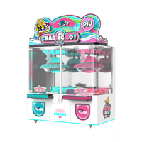Gadget de récompense de clip d'arcade de divertissement de machine de jeu de prix à pièces colorées pour les centres commerciaux