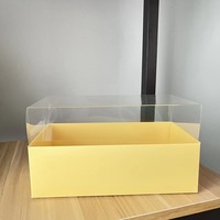 Nouvelle boîte d'emballage de biscuits macarons en PVC transparent PET écologique, usine directe