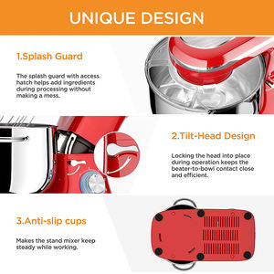 <span class=keywords><strong>Robot</strong></span> <span class=keywords><strong>Cuisinart</strong></span> de cuisine à usage domestique 6L 7L Batteur professionnel Batedeira Batteur sur socle pour boulangerie - Product Image 4