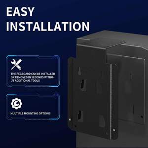 Nightstand Quick Access Hangun Safe con caja de seguridad para pistola de puerta corredera automática, pistola biométrica montada segura para pistola, - Product Image 5