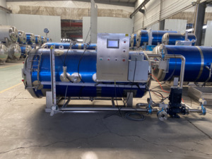 Nouvel autoclave de stérilisation à la vapeur de 1000 L, haute précision, certifié CE, pour la stérilisation des sardines et des thons en conserve - Product Image 4