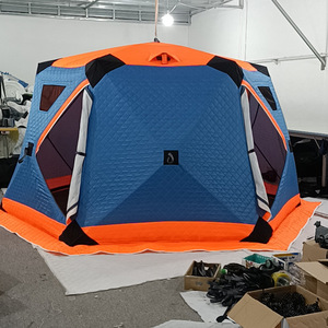 Tente de pêche hivernale sur glace pour le camping et la pêche, <span class=keywords><strong>abri</strong></span> chaud extérieur coupe-vent et résistant à la pluie pour <span class=keywords><strong>plus</strong></span> de personnes - Product Image 5