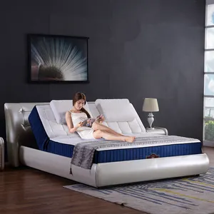 Materasso di lusso reclinabile personalizzato fornitura di fabbrica materasso elettrico materasso intelligente regolabile