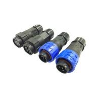 Connecteur M16 auto-bloquant à 2 broches en nylon étanche pour éclairage LED extérieur résistant aux UV