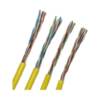 Kabel Komunikasi Tembaga UTP CAT5E AWG25 4*0.45mm Tanpa Pelindung Ethernet CMR PVC 305m/roll - Penjualan Terlaris