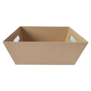 Caja de papel de <span class=keywords><strong>Navidad</strong></span> personalizada, cesta de regalo de frutas, bandeja de mercado <span class=keywords><strong>para</strong></span> paquetes de regalo, cesta de cartón kraft - Product Image 2
