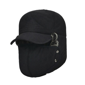 PIHA SPORTS – Bonnet d'hiver aviateur unisexe avec cache-oreilles et protection faciale, idéal pour le ski et les activités de plein air, camouflage, polyester/coton - Product Image 3