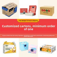Boîtes pliantes en carton ondulé mi-hauteur RM - Robustes, extra-résistantes, imprimées en sérigraphie quadricolore, commandes personnalisées, produits ménagers