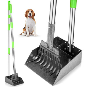 Langlebiger Hundekot-Sammler, Edelstahl-Kotgreifer mit Langem Griff, Schaufel, Kehrschaufel, Reinigungsset - Product Image 5