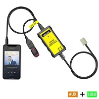 Realme — adaptateur Audio de voiture, 12 broches, avec USB et câble AUX 3.5mm, changeur de CD, pour Toyota Lexus Scion