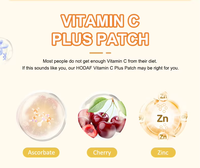 Patchs Transdermiques de Vitamine C 2026 OEM ODM en Film PE, 30 Pièces, Auto-Adhésifs, Soutien Énergétique, Étiquette Privée Personnalisée