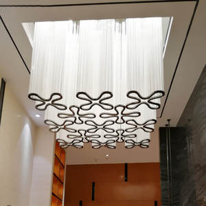 Venta caliente boda Luz Decoración banquete salón iluminación Villa Hotel proyecto personalizado araña - Product Image 2