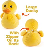 Canard en peluche avec 5 petits canards en peluche-ensemble d'animaux en peluche doux de 6 pièces