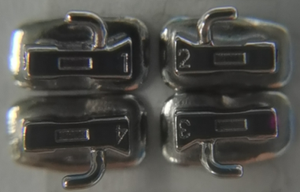 Kim loại ép phun sản phẩm nha khoa ortodoncia 6 MOL niềng răng trượt 022 chỉnh nha đầu tiên MOL buccal ống cho nha sĩ - Product Image 3