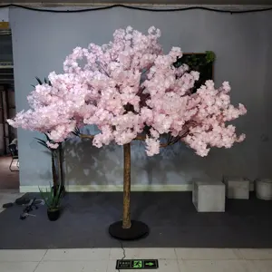 L06592 Bruiloft Restaurant Achtergrond Centerpieces Decoratie Custom Wit Kunstmatige Indoor Outdoor Peach Cherry Blossom Boom