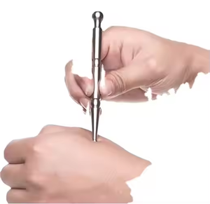 Aço inoxidável 304 Terapia Facial Acupuntura Caneta Massageador Trigger Point Massagem Ferramenta Massagem Tecido Profundo - Product Image 3