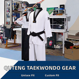 Uniforme de Taekwondo ITF <span class=keywords><strong>Mooto</strong></span>, Ligero, Antideslizante, Duradero, Lavable, Impermeable, Unisex, Pedido Mínimo 1 Pieza - Product Image 3