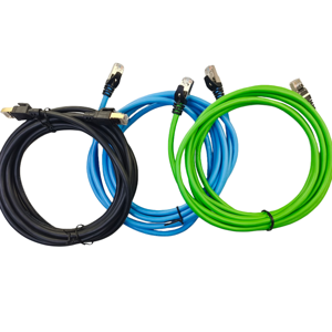 Câble de raccordement Ethernet LAN Cat.5e UTP 4 paires RJ45 jaune et bleu de 1m, 2m, 3m, 5m, 10m, <span class=keywords><strong>20m</strong></span>, 30m pour routeur <span class=keywords><strong>ADSL</strong></span>, PC, ordinateur portable - Product Image 3