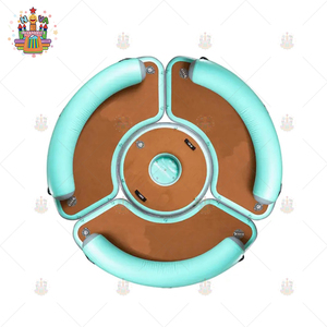 Plateforme flottante géante pour <span class=keywords><strong>piscine</strong></span> gonflable, PVC robuste, modèle de salon aquatique en forme de U NV11 pour tous, pour <span class=keywords><strong>piscine</strong></span> et lac - Product Image 4