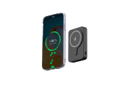Mini Power Bank, support intelligent, chargeur sans fil rapide, nouveau design, 10000mAh, Powerbank magnétique pour téléphone, entrée/sortie Micro USB-C