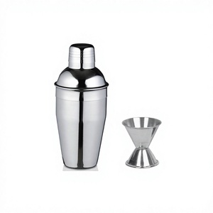 Juego de Bar de 2 Piezas con Coctelera y Juego de Medidas de Acero Inoxidable Ecológico, Diseño Moderno, Herramientas Duraderas - Product Image 1