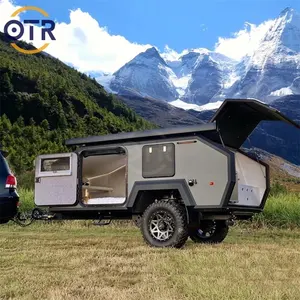 Otr China Travel Rv Trailer Camper Black Mini Off Road Caravan Seogwipo Port