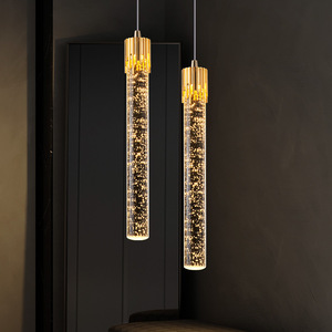 Bắc Âu hiện đại tối giản cao cấp sang trọng Kim Loại đèn chùm pha lê cho phòng khách - Product Image 1